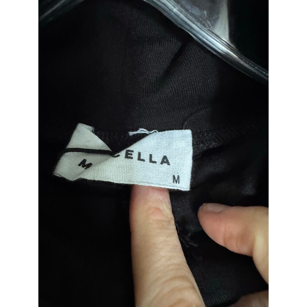 NWOT Marcella Maria Turtleneck in Black SZ M - Picture 8 of 8